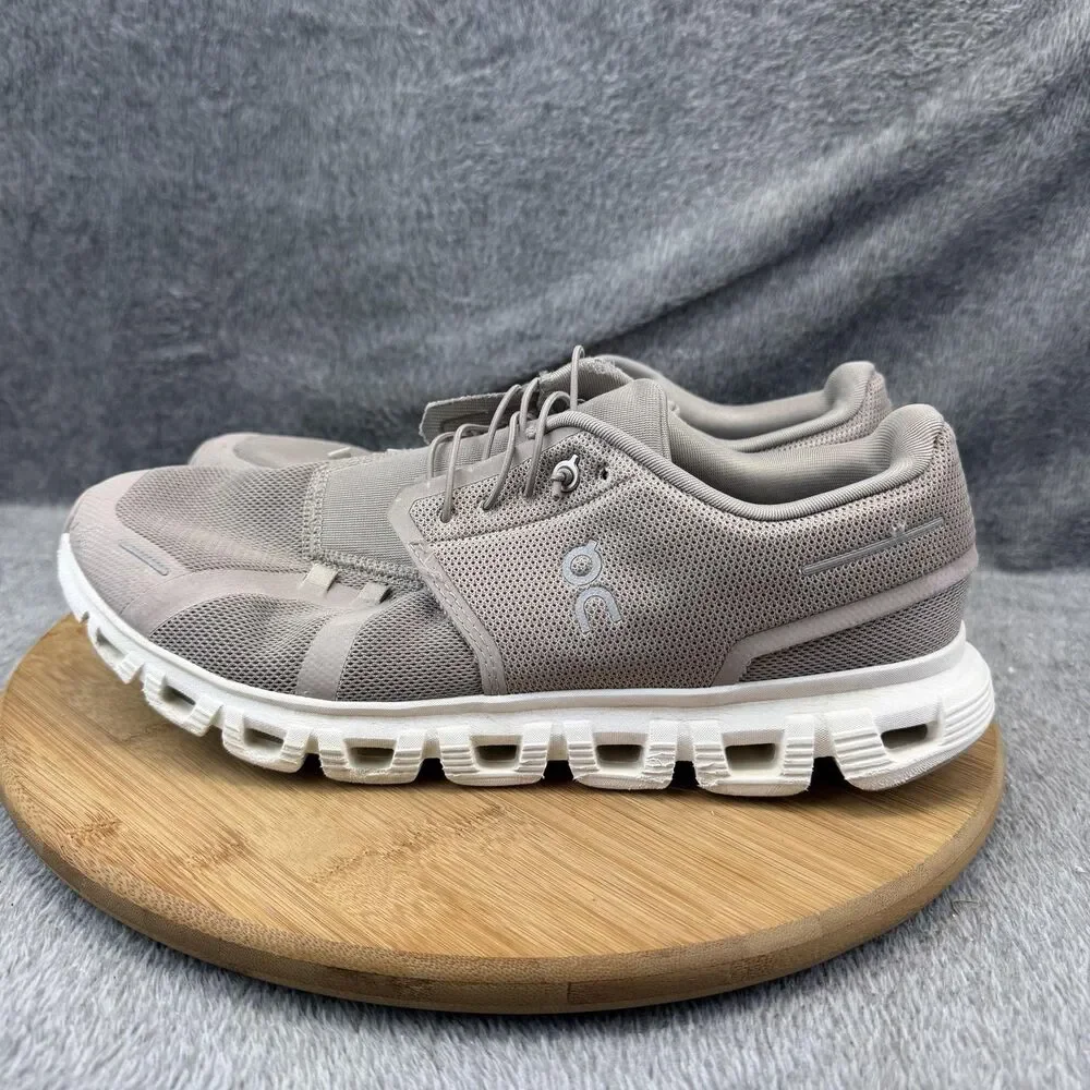 On Cloud Shoes Mens Size 10 Beige Mesh Running Athletic Sneakers 3MF10073280